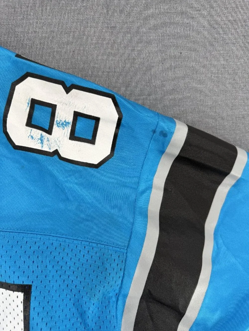 Vtg Nike Carolina Panthers Jersey Mens L Wesley Walls #85